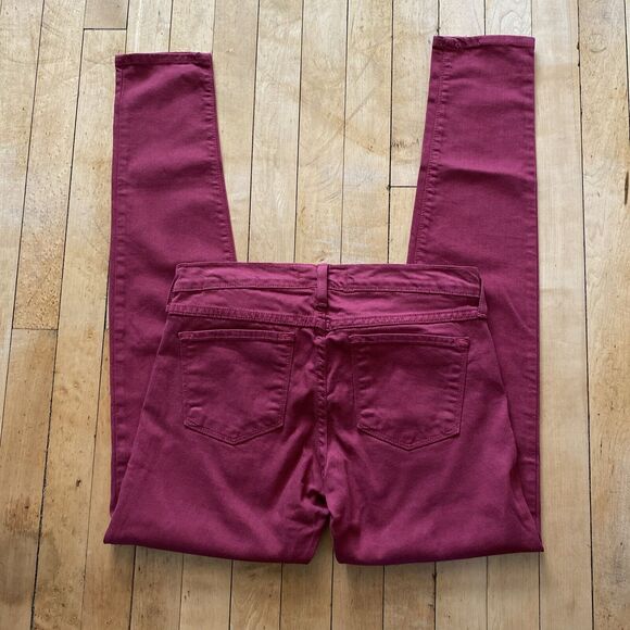 Flying Monkey Denim - Flying Monkey Women’s 27 Stretch Skinny Jegging Jeans Burgundy